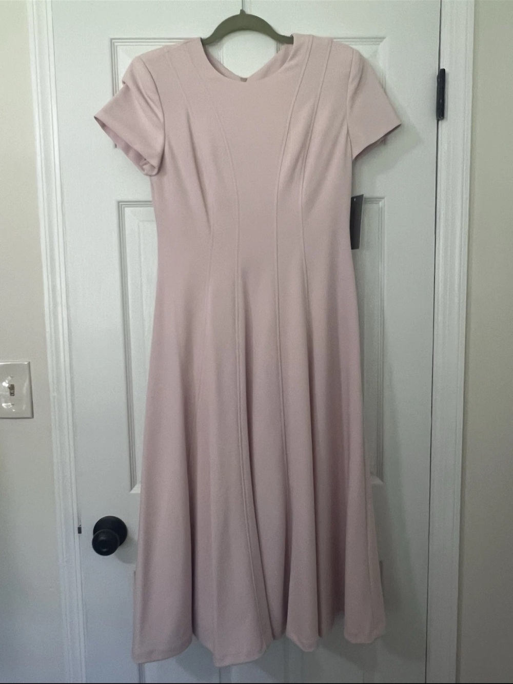 Marc New York NWT Blush Short-Sleeve A-Line Midi Dress
